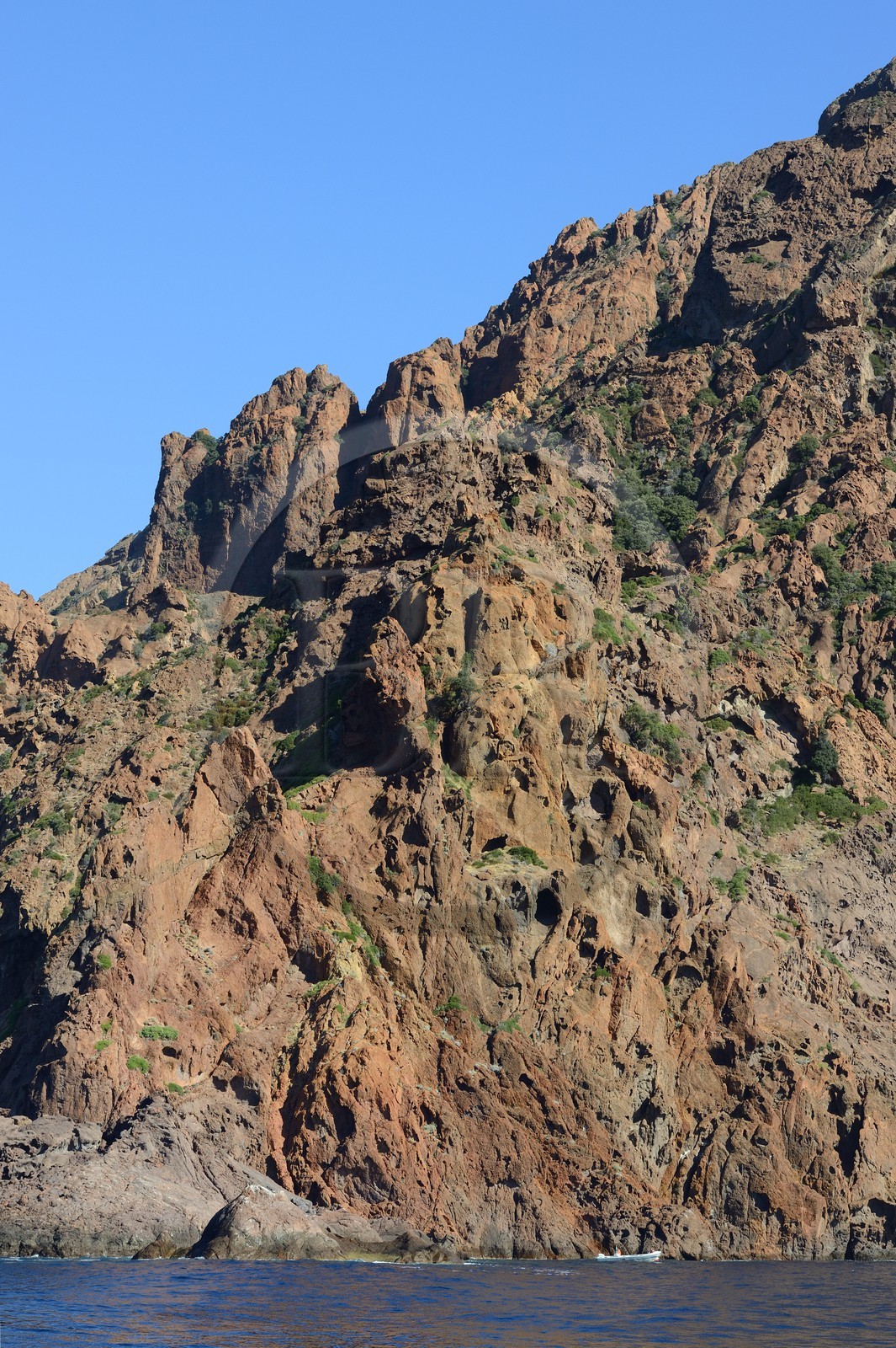 France, Corse-du-Sud (2A), Golfe de Girolata, classé Patrimoine Mondial de l'UNESCO, le Capo Senino France, Corse-du-Sud (2A), Golfe de Girolata, classé Patrimoine Mondial de l'UNESCO, le Capo Senino