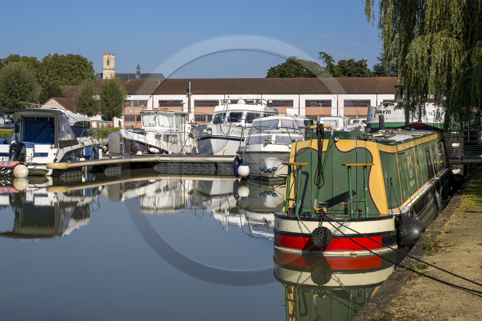France, Nièvre (58), Nevers, port de plaisance de la Jonction