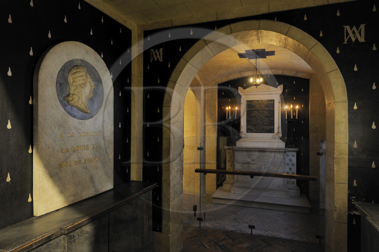 France, Paris (75), Ile de la Cité, la Conciergerie dans le Palais de Justice, les salles révolutionnaires, la chapelle commémorative de Marie-Antoinette