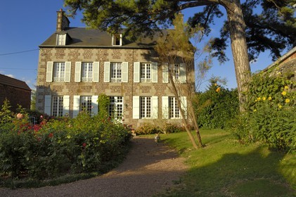 France, Calvados, Suisse normande (Norman Switzerland), Clecy, village house