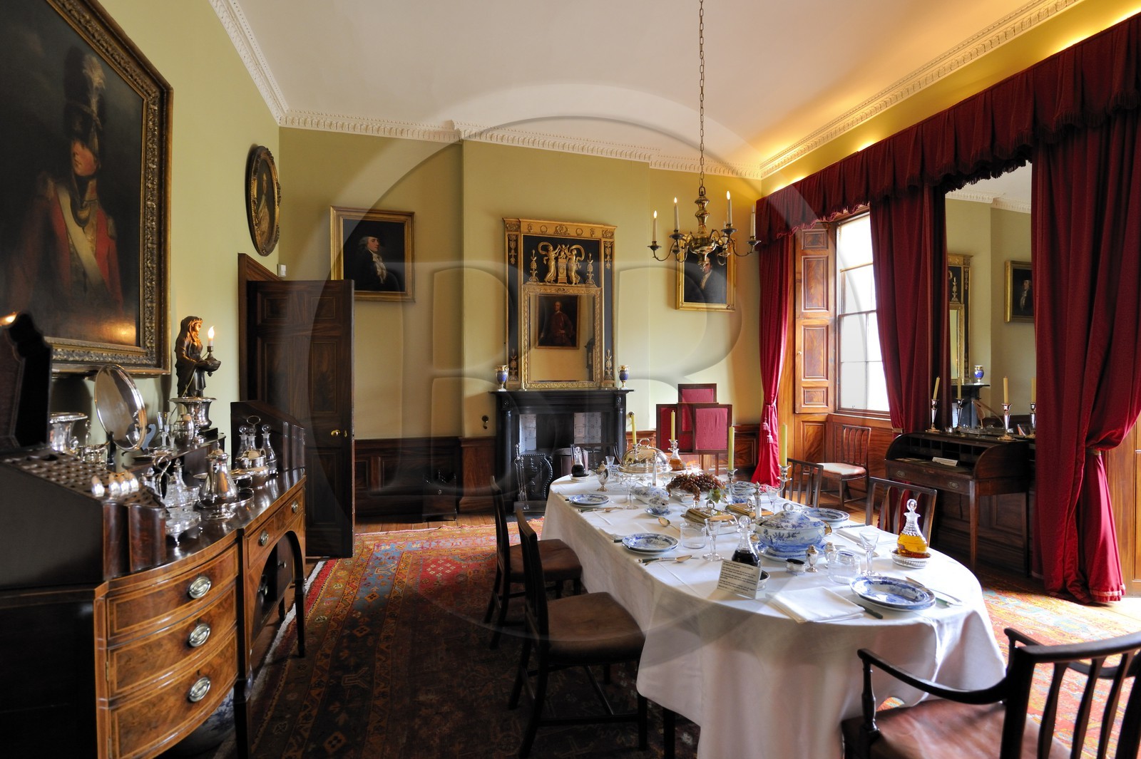 Royaume-Uni, Ecosse, Edimbourg, New Town, le quartier georgien, le Georgian House sur Charlotte square