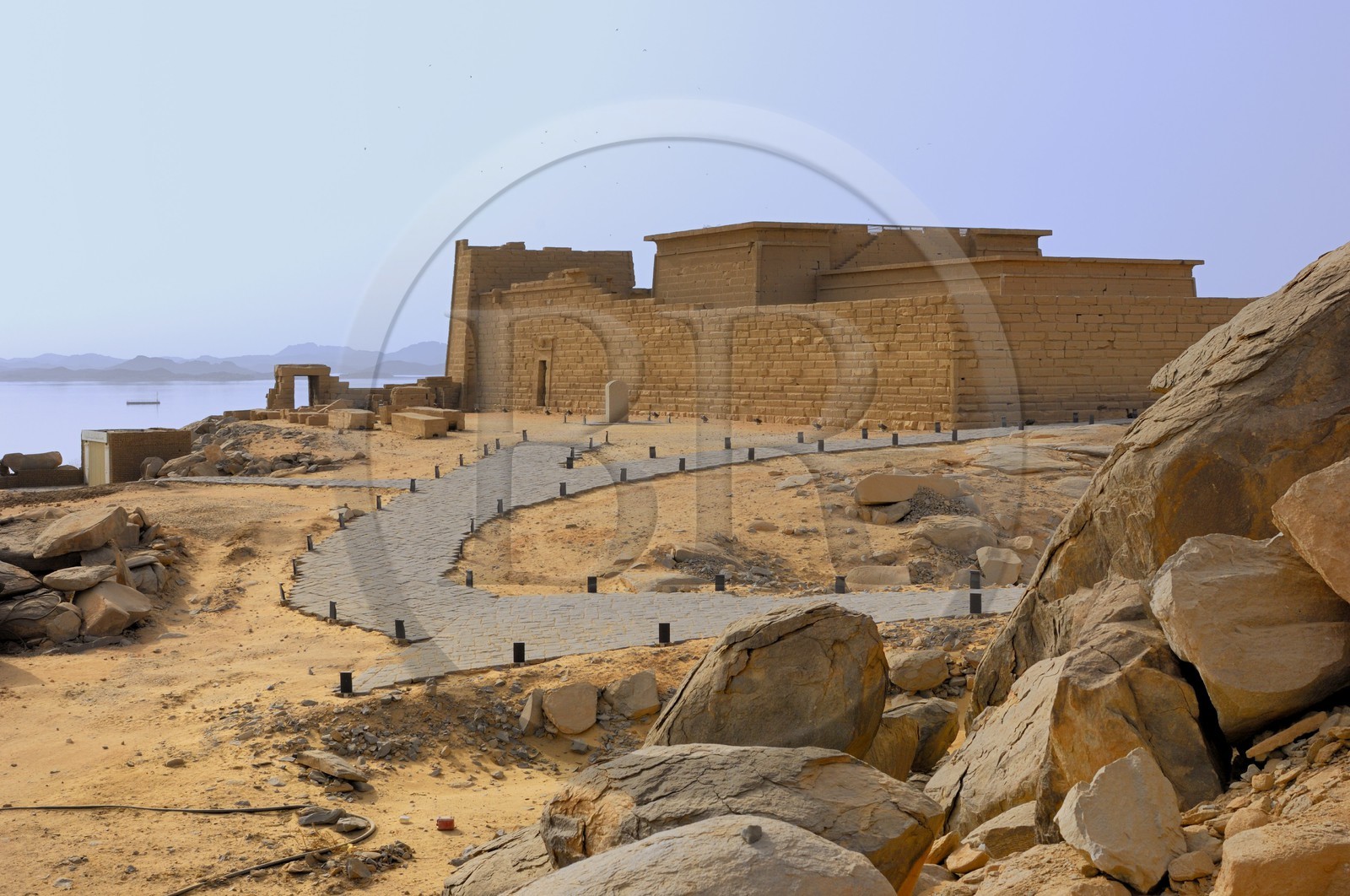 Egypte, Haute Egypte, Nubie, Lac Nasser, temple de Kalabsha