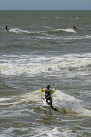 France, Vendée (85), Saint-Jean-de-Monts, kitesurf