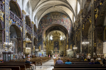 France, Vaucluse, L'Isle sur la Sorgue, Collégiale Notre-Dame-des-Anges (Collegiate Church of Our Lady of the Angels)