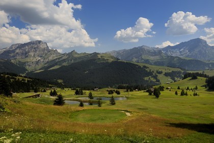 Switzerland, Canton of Vaud, Villars sur Ollon golf