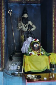 France, île de la Réunion, commune de Etang Saint-Paul, le chemin du Tour des Roches,  temple Tamoul dédié à Shiva