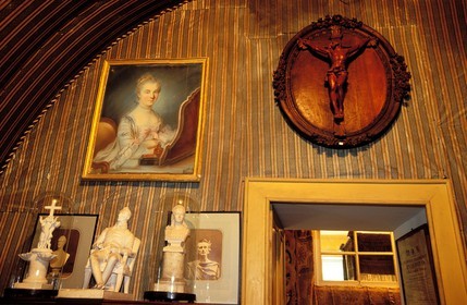 France, Saône-et-Loire (71), château de Saint-Point, cabinet de travail de Lamartine