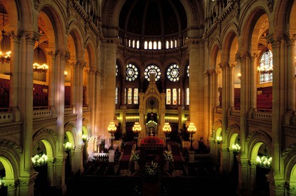 France, Paris (75), rue de la Victoire, la grande synagogue
