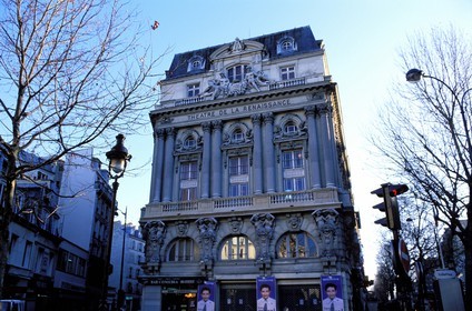 France, Paris (75), boulevard Saint-Martin, Théâtre de la Renaissance