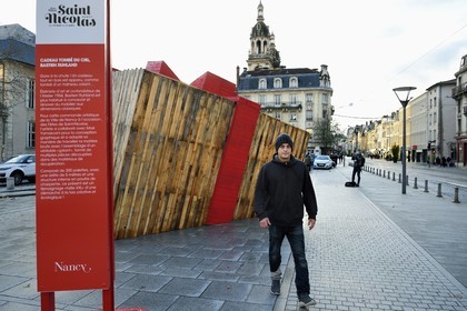 France, Meurthe-et-Moselle, Nancy, place du colonel Driant, the Gift from Heaven of the art cabinetmaker and co-founder of L'Atelier 1954 Bastien Ruhland