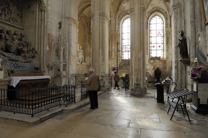 France, Seine Maritime, Pays de Caux, Cote d'Albatre, Fecamp, abbatiale de la Sainte-Trinite (abbey church of the Holy Trinity)