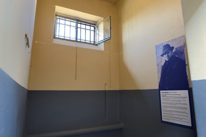 France, Rhône (69), Lyon, Mémorial Prison de Montluc, cellule numéro 130 de la galerie du 2ème étage où fut enfermé Jean Moulin