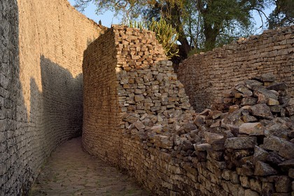 Zimbabwe, Masvingo province, the ruins of the archaeological site of Great Zimbabwe, UNESCO World Heritage List, 10th-15th century, the Great Enclosure