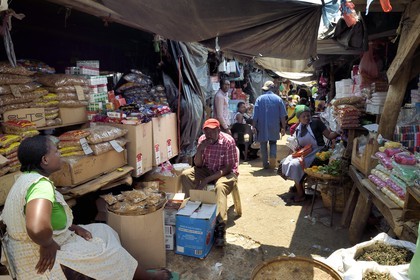 Zimbabwe, Harare, marché de Mbare