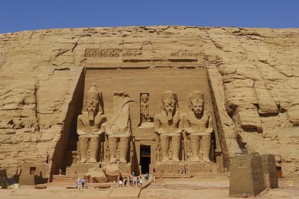 Egypt, Upper Egypt, Nubia, Abu Simbel, site listed as World Heritage by UNESCO, Ramesses II Temple