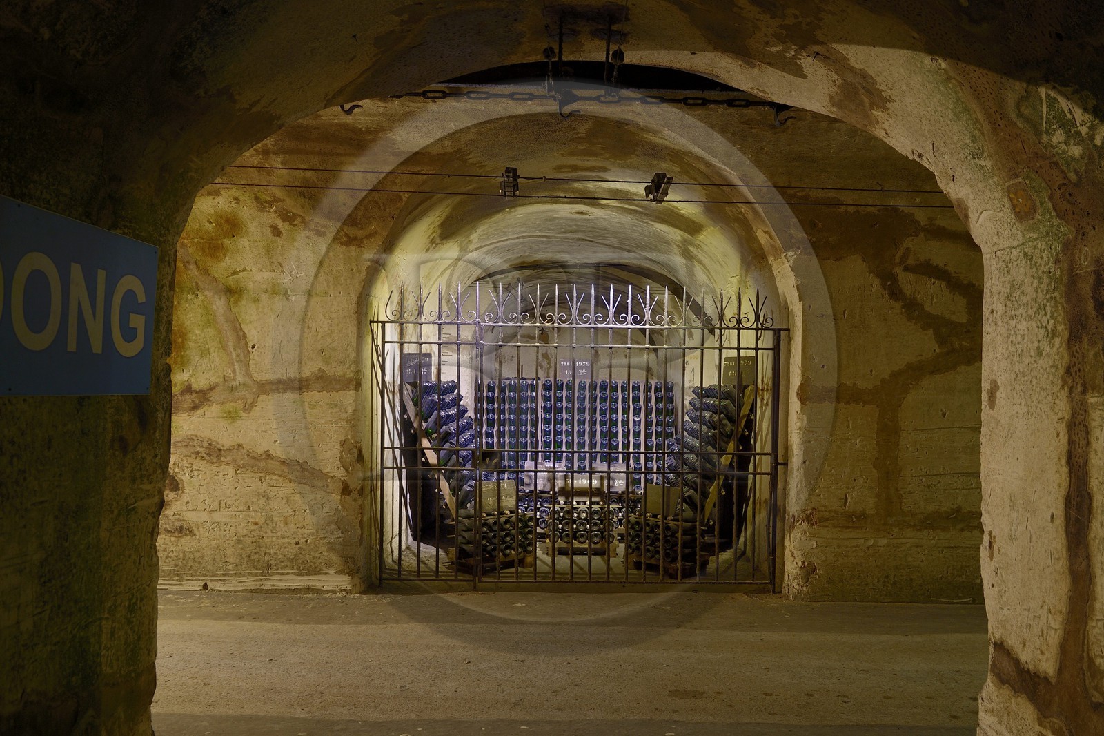 France, Marne (51), Reims le champagne, les caves du Domaine Pommery