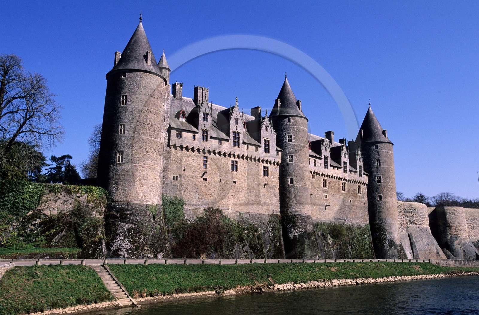 France, Morbihan (56), le château de Josselin