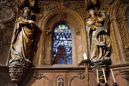 France, Seine-Maritime, Pays de Caux, Tourville sur Arques, château de Miromesnil, birthplace of the French writer Guy de Maupassant, the chapel Saint-Antoine to the Pigs where the writer had an emergency baptism