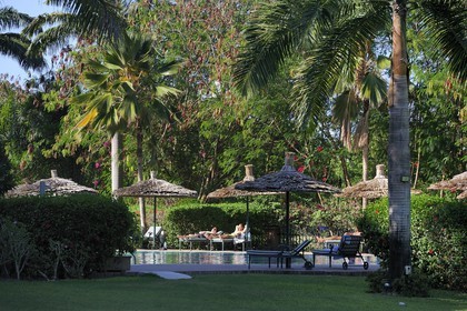 Tanzanie, Dar es-Salaam, l'hôtel Mövenpick, la piscine