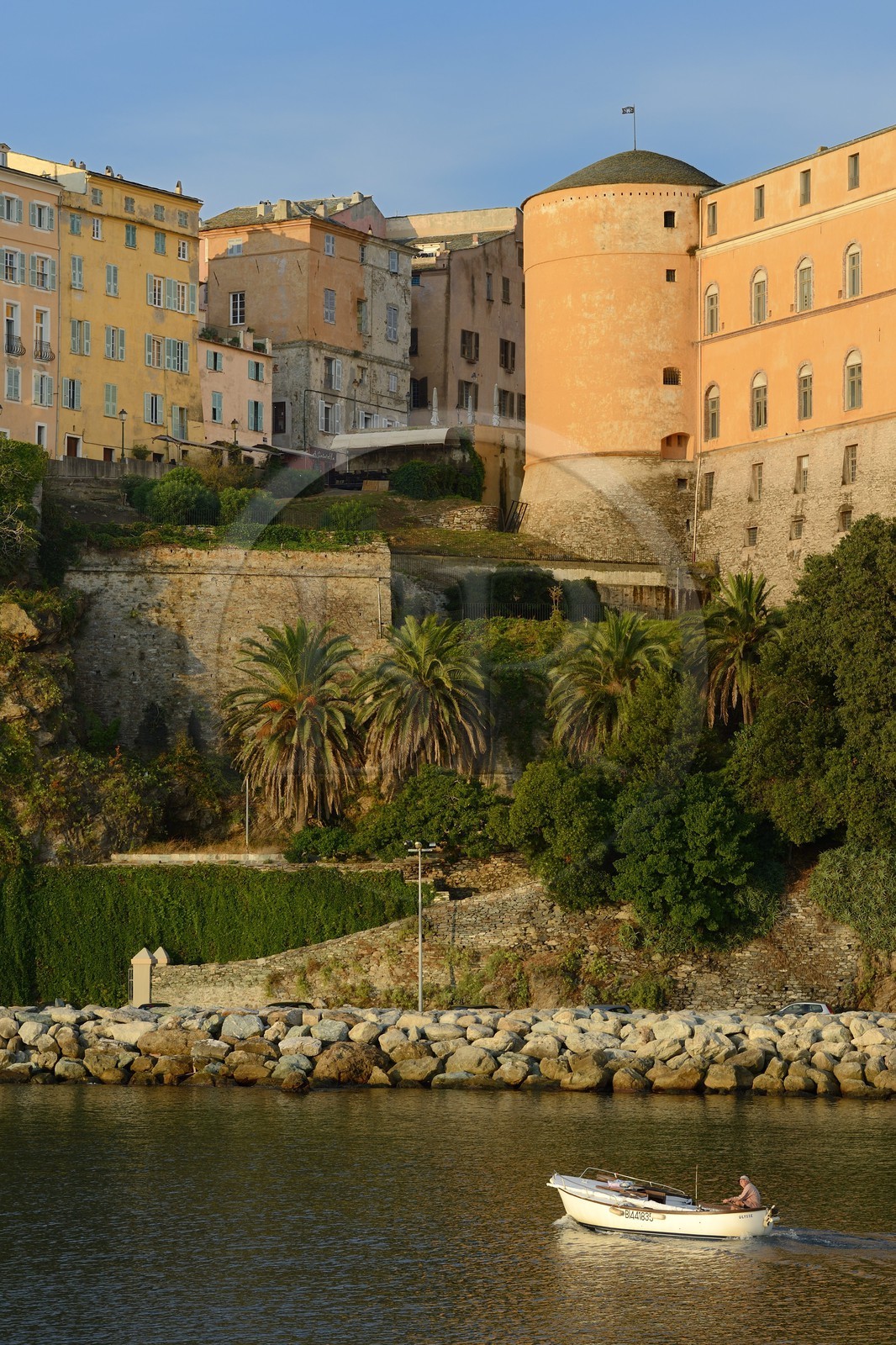 France, Haute-Corse (2B), Bastia, la Citadelle quartier de Terra-Nova, l'ancien palais des gouverneurs génois qui héberge le Musée d'Histoire de Bastia