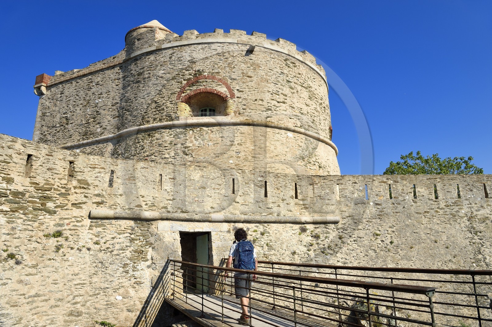 France, Var (83), Iles d'Hyères, parc national de Port Cros, Ile de Port-Cros, le Fort de l'Estissac construit sur ordre de Richelieu entre 1634 et 1640 sur la côte nord-ouest