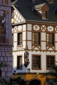 France, Haut Rhin, Mulhouse, Cafe Guillaume Tel (William Tell coffee house), Passage de l'Hotel de Ville (Passageway of town hall)