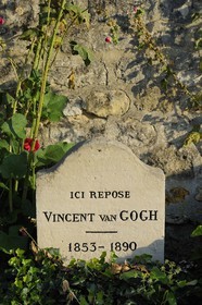 France, Val d'Oise, French Vexin Regional Natural Park, Auvers sur Oise cemetery, Vincent Van Gogh 's grave