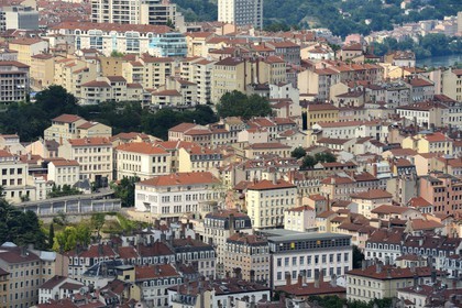 France, Rhone, Lyon, historical site listed as World Heritage by UNESCO, the slopes of the Croix Rousse hill