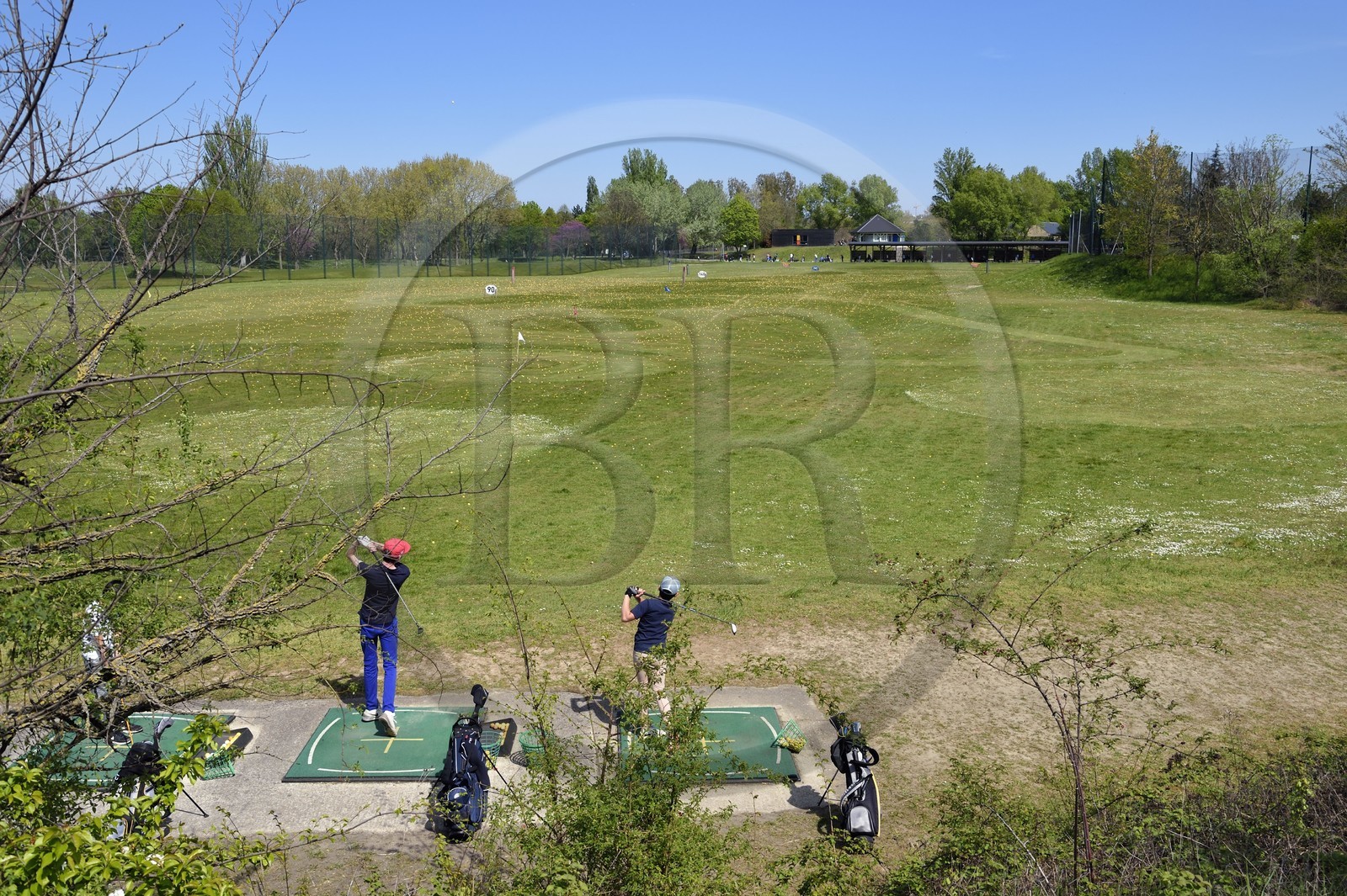 France, Val de Marne, Champigny sur Marne, parc du Tremblay golf practice