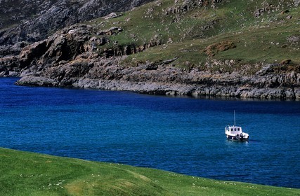 Royaume-Uni, Ecosse, région des Highlands, petit loch à Scoutic dans le nord