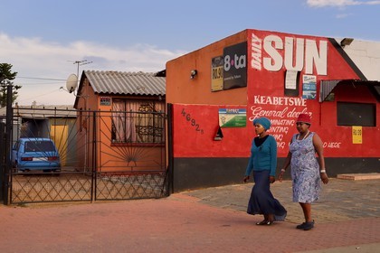 South Africa, Gauteng Province, Johannesburg, Soweto, Diepkloof district, the township along Immink drive