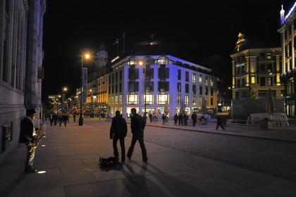 Norway, Oslo, the main street Karl Johans Gate