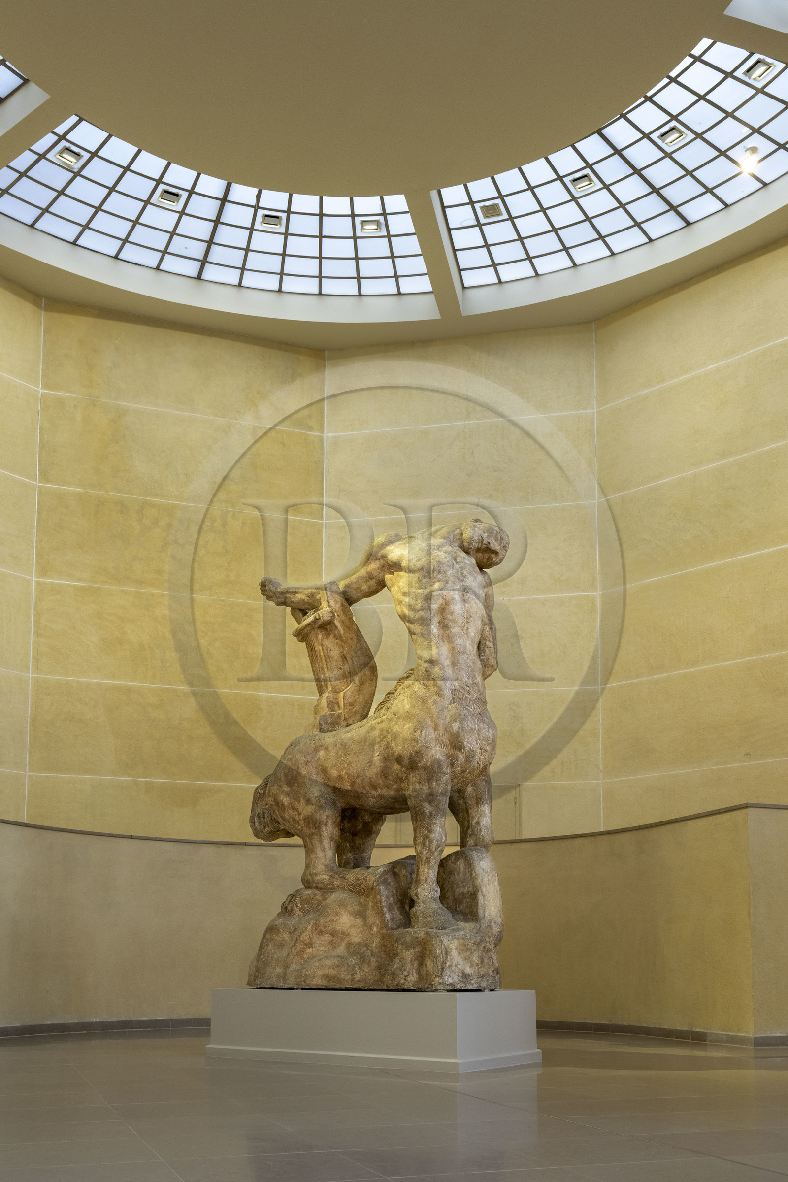 France, Paris (75), le musée du sculpteur Antoine Bourdelle, hall des platres, Centaure mourant