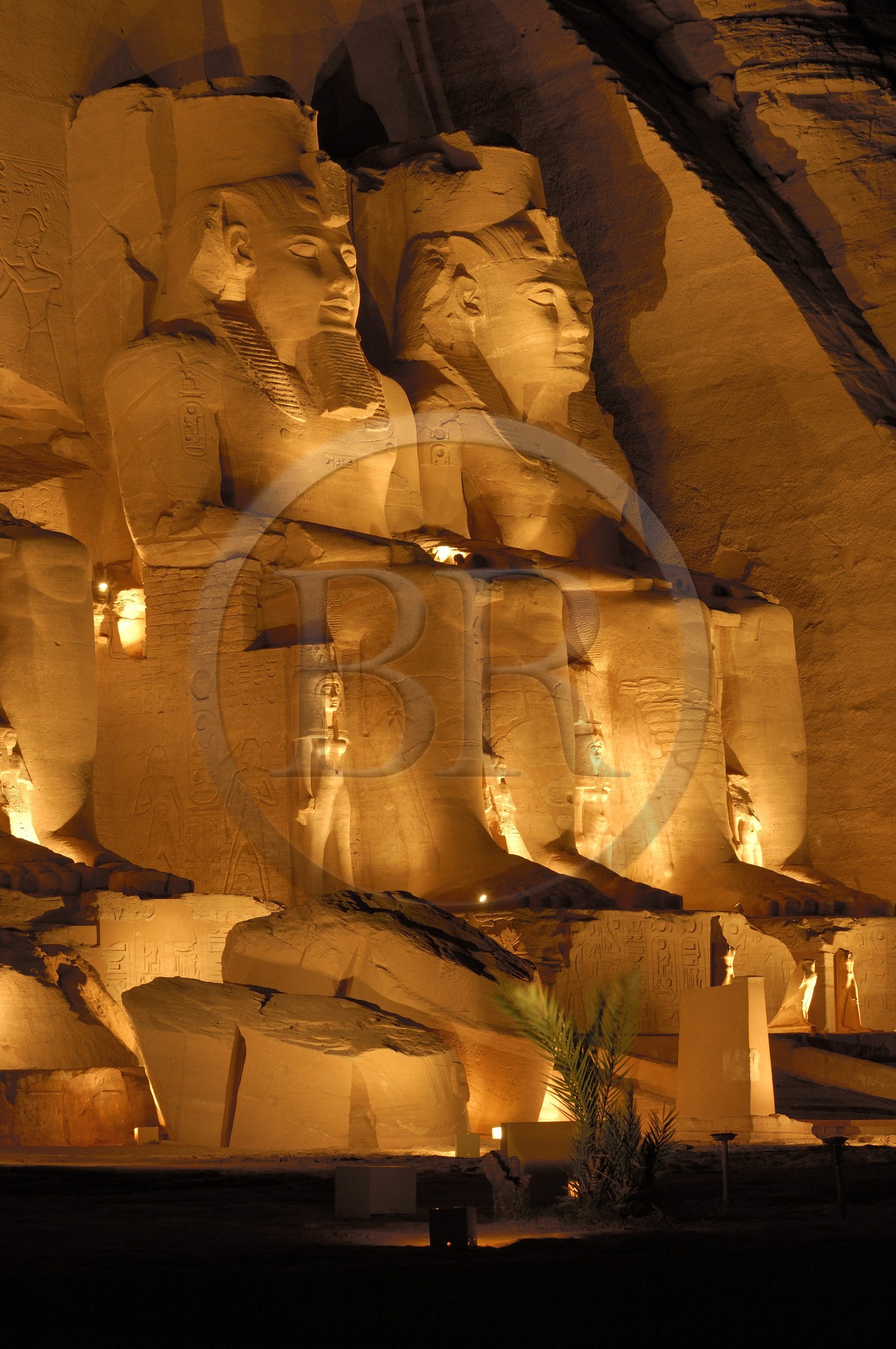 Egypte, Haute Egypte, Nubie, Abou Simbel, site classé Patrimoine Mondial de l'UNESCO, temple de Ramsès II