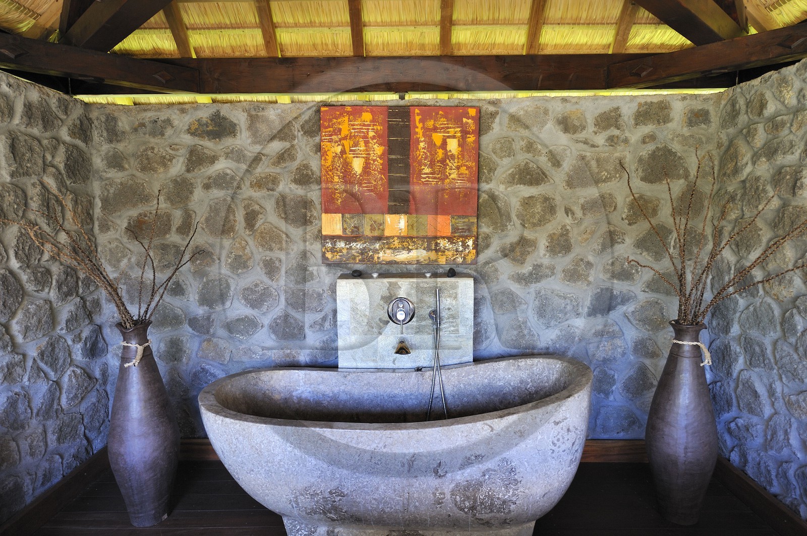 France, île de la Réunion, côte sud, Grande-Anse, hôtel Palm, spa