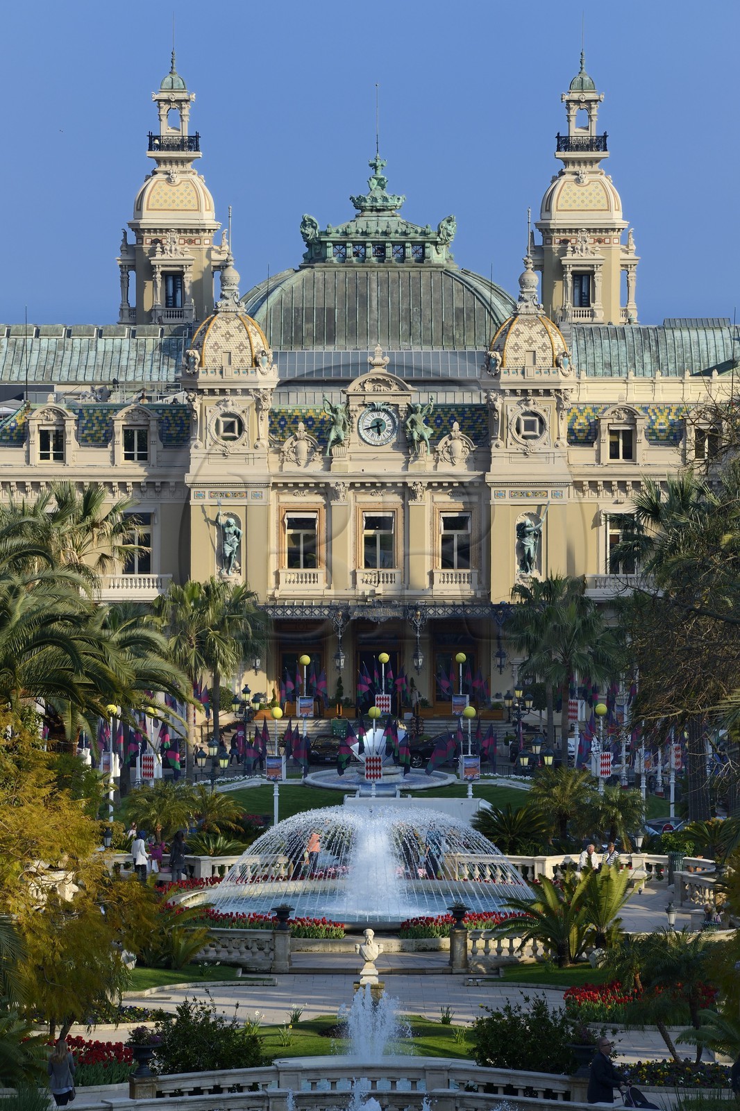 Principality of Monaco, Monaco, Societe des Bains de Mer de Monaco, Place du Casino (Casino square), Casino, Compulsory Mention : Societe des Bains de Mer de Monaco