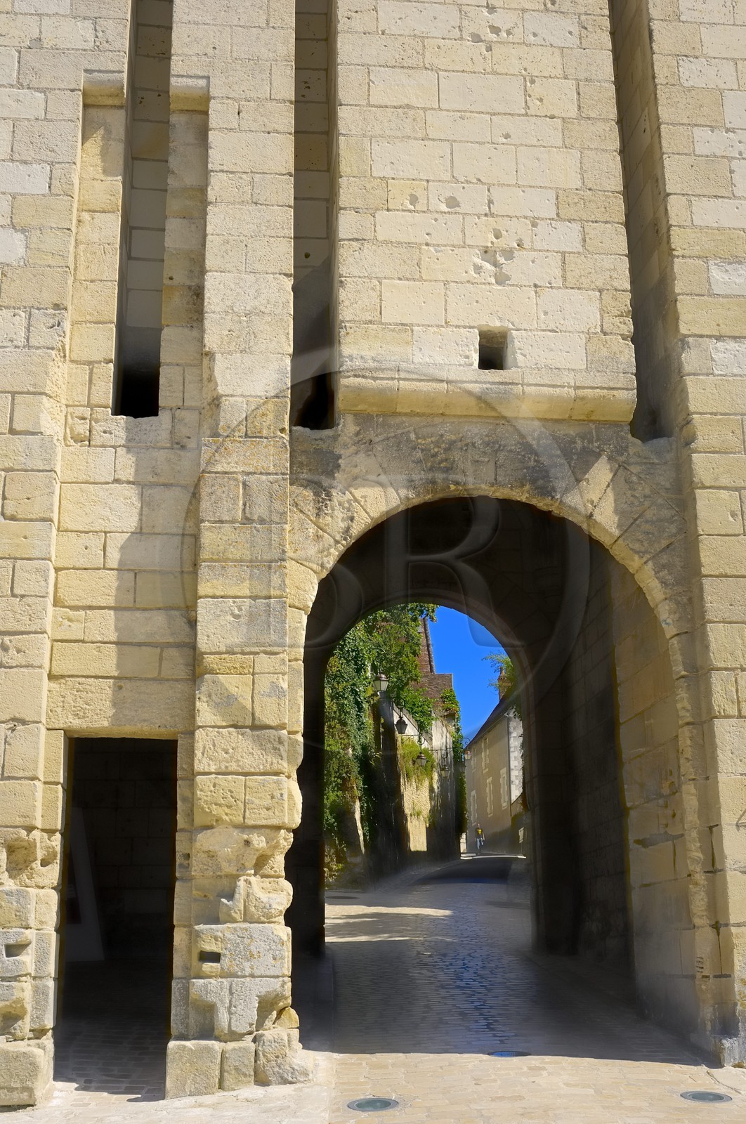 France, Indre-et-Loire (37), Loches, la Porte Royale du chateau