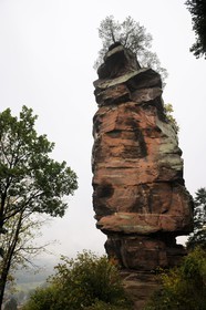 France, Bas-Rhin (67), château du Vieux-Windstein