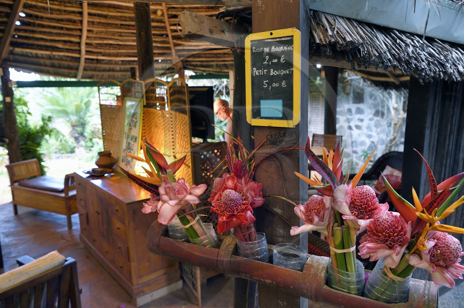 France, Ile de Mayotte, Grande-Terre, Miréréni, réserve forestière de Combani, gite du Mont Combani