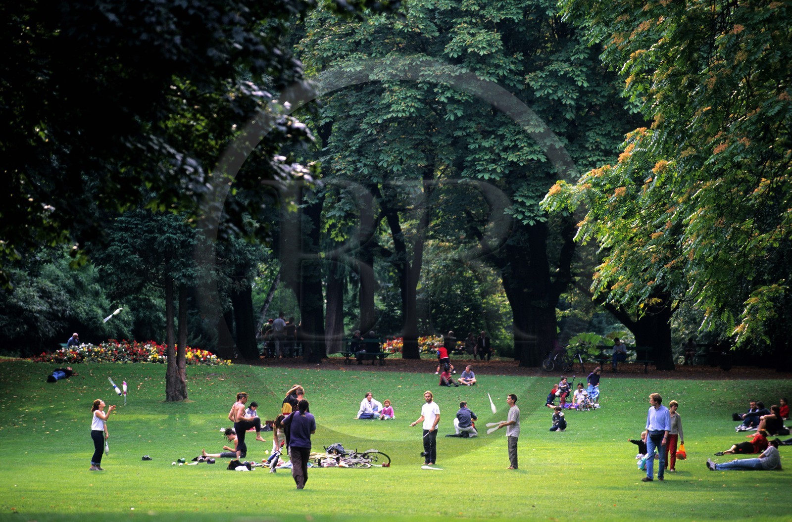 France, Nord (59), Lille, le jardin Vauban