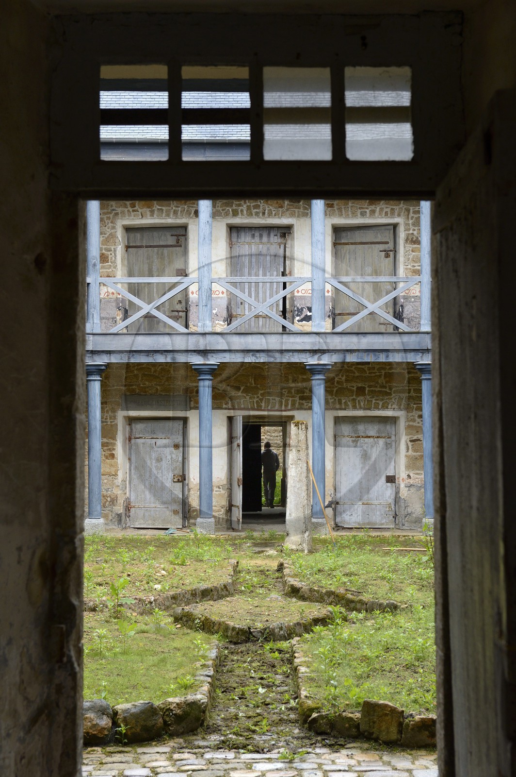 France, Cotes-d'Armor, Guingamp, former prison of the nineteenth century