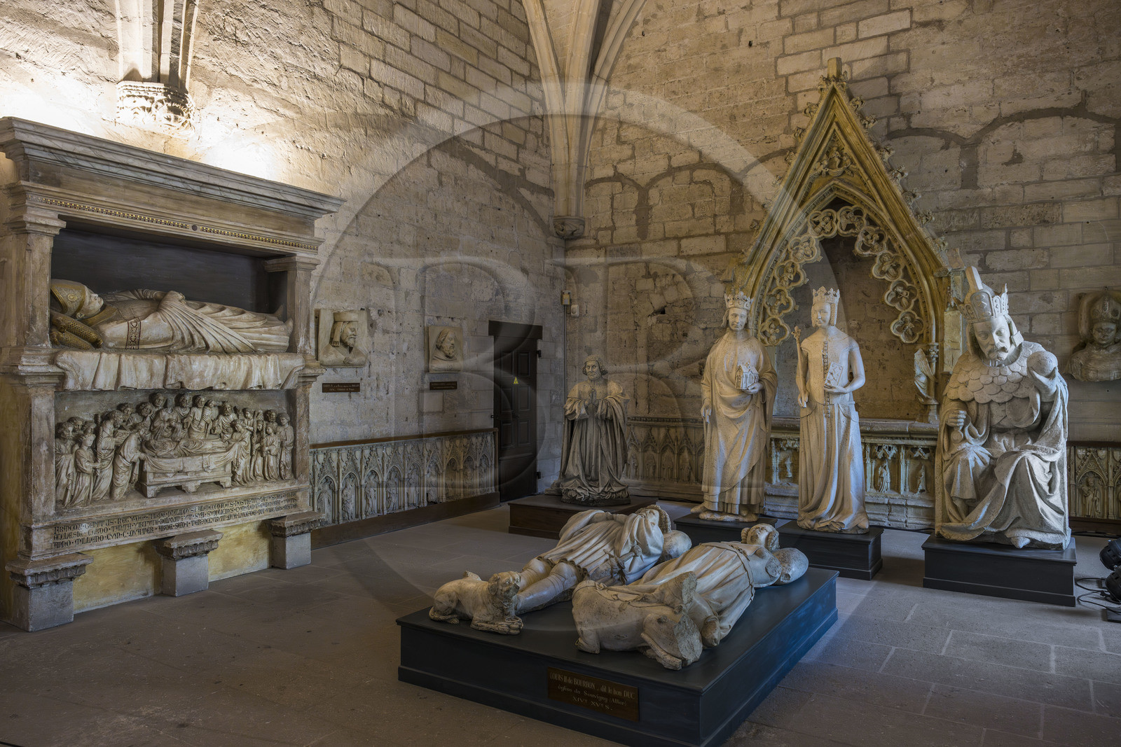 France, Vaucluse (84), Avignon, Palais des Papes classé Patrimoine mondial de l'UNESCO, sacristie nord