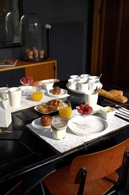 France, Meurthe-et-Moselle, Nancy, guest house Villa 1901, breakfast