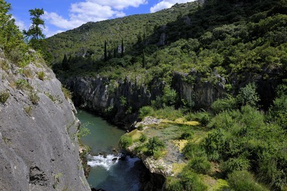 France, Herault, Gorges de l'Herault in the region of Saint-Guilhem-le-Désert