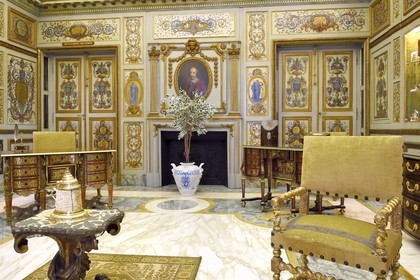 Principality of Monaco, Monaco, the Rock, the royal palace, the salon Mazarin