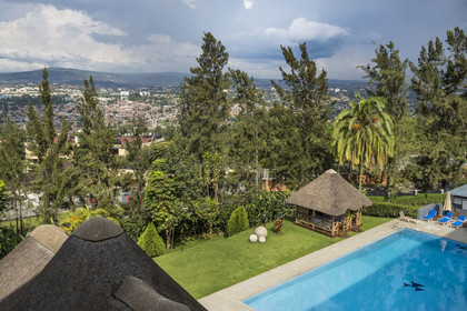 Rwanda, Kigali, centre ville Kigali CBD, Hotel des Mille Collines, premier grand hotel historique du pays