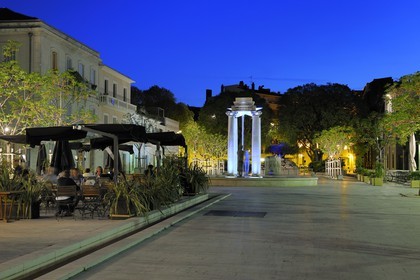 France, Gard (30) Nimes, la place d'Assas