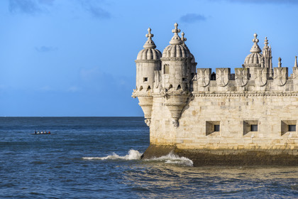 Portugal, Lisbonne, Bélem, Tour de Bélem (Torre de Bélem), classé Patrimoine Mondial de l'UNESCO