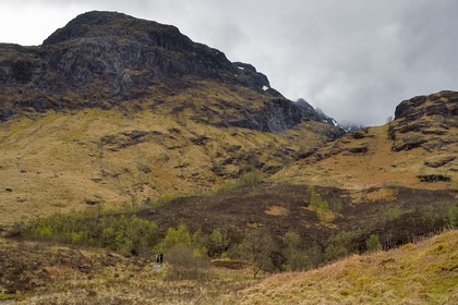 Royaume-Uni, Ecosse, Highland, Glencoe, la vallée de Glen Coe (lieu du massacre des Mac Donald par les Campbell)