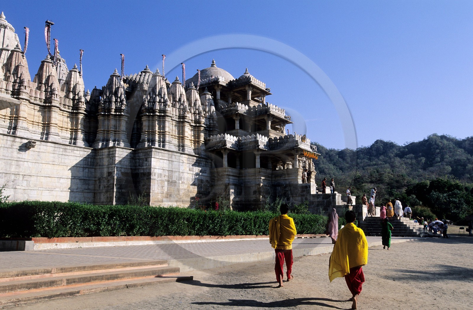 Inde, état du Rajasthan, Ranakpur, temple d'Adinatha qui est le plus grand sanctuaire jaïn de l'inde
